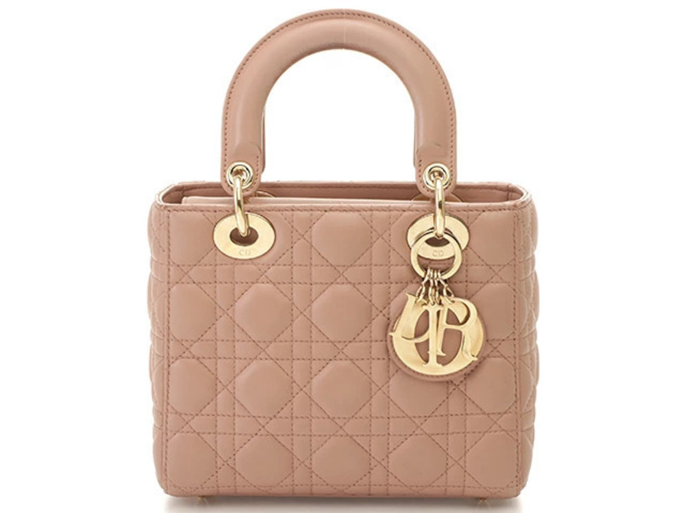 Christian Dior Handbag Pink Beige Cream